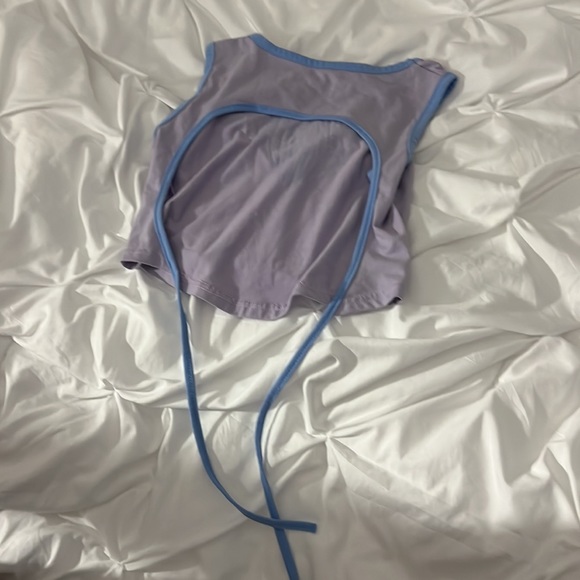 Tank top open back “take care of urself” - Picture 2 of 2